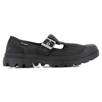 Palladium Mary Jane Pampa Washed para Mujer, Negro -, 6.5 Palladium Mary Jane Pampa Washed para Mujer, Negro -, 6.5