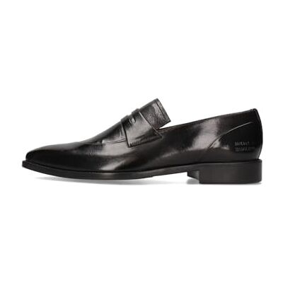 Melvin & Hamilton Leonardo 46, Mocasín Hombre, Negro, 42 EU Melvin & Hamilton Leonardo 46, Mocasín Hombre, Negro, 42 EU