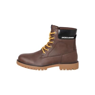 JACK & JONES Jfwfinius Nubuck Boot PU Botines con cordones para hombre, Logotipo de Java, 42 EU JACK & JONES Jfwfinius Nubuck Boot PU Botines con cordones para hombre, Logotipo de Java, 42 EU