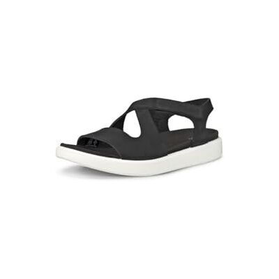 ECCO Sandalia para mujer, color negro, talla 40 EU, Negro, 40 EU ECCO Sandalia para mujer, color negro, talla 40 EU, Negro, 40 EU
