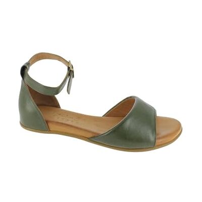 Andrea Conti Sandalias de mujer, verde oliva, 39 EU Andrea Conti Sandalias de mujer, verde oliva, 39 EU