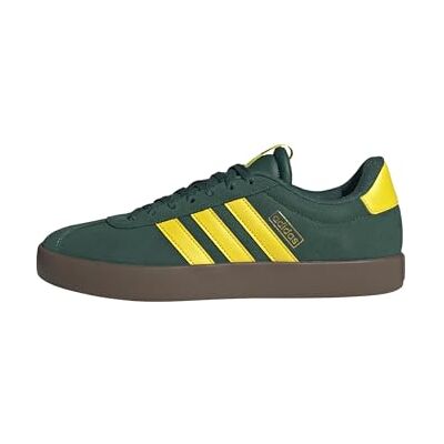 Adidas Hombre VL Court 3.0 Shoes, Collegiate Green/Yellow/Gold Metallic, 40 EU Adidas Hombre VL Court 3.0 Shoes, Collegiate Green/Yellow/Gold Metallic, 40 EU