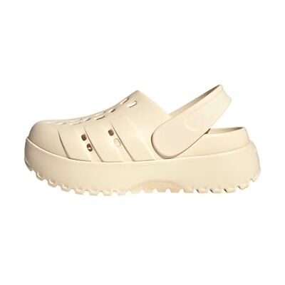 Adidas Mujer ADILETTE PLATFORM CLOG, Wonder White/Wonder White/Wonder White, 42 EU Adidas Mujer ADILETTE PLATFORM CLOG, Wonder White/Wonder White/Wonder White, 42 EU