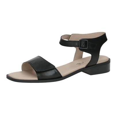 CAPRICE Sandalias de cuña para mujer , Ocean Nubuc, 40 EU CAPRICE Sandalias de cuña para mujer , Ocean Nubuc, 40 EU