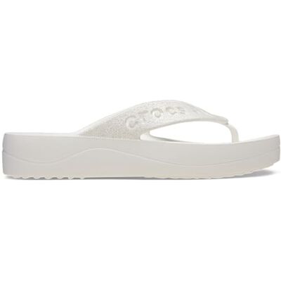 Crocs Mujer Baya Platform Flip Chancla de dedo, White, 42/43 EU Crocs Mujer Baya Platform Flip Chancla de dedo, White, 42/43 EU