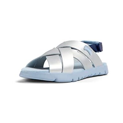 Camper Girl's Oruga Sandal K800430 X-Strap, Medium Gray 012, 10 UK Camper Girl's Oruga Sandal K800430 X-Strap, Medium Gray 012, 10 UK
