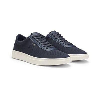 Boss Hombre Kieran_Tenn_knal 10271752 01Tenis Trainers, Azul Oscuro, 46 EU Boss Hombre Kieran_Tenn_knal 10271752 01Tenis Trainers, Azul Oscuro, 46 EU