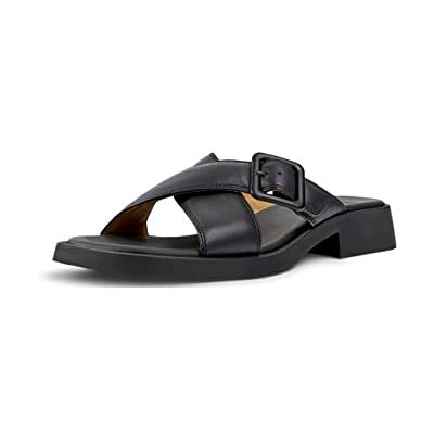 Camper Women's Dana K201490 Flat Sandal, Negro 001, 35 EU Camper Women's Dana K201490 Flat Sandal, Negro 001, 35 EU