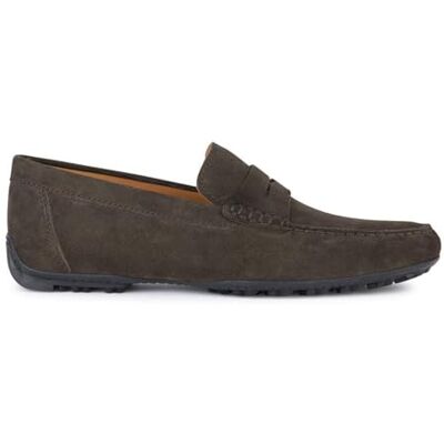 Geox U Kosmopolis + Grip, Mocasin Hombre, marrón Oscuro, 41.5 EU Geox U Kosmopolis + Grip, Mocasin Hombre, marrón Oscuro, 41.5 EU