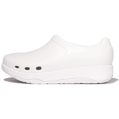 Fitflop Zuecos Profesionales de Alto Rendimiento para Mujer, Blanco Urbano., 38 EU Fitflop Zuecos Profesionales de Alto Rendimiento para Mujer, Blanco Urbano., 38 EU