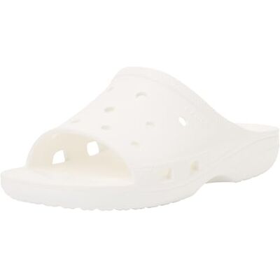 Crocs Saturday Slide W para mujer, color blanco, talla 3, White, 34/35 EU Crocs Saturday Slide W para mujer, color blanco, talla 3, White, 34/35 EU