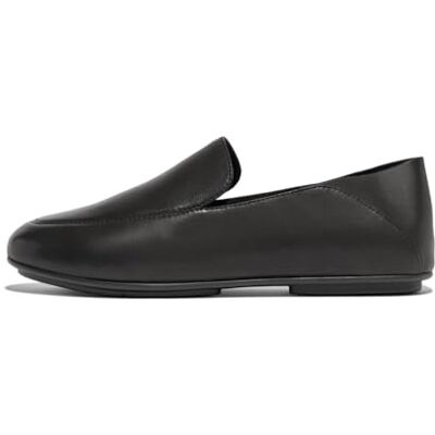 Fitflop Allegro Crush-Back Leather Loafers, Mocasín Plano Mujer, Todo Negro, 36.5 EU Fitflop Allegro Crush-Back Leather Loafers, Mocasín Plano Mujer, Todo Negro, 36.5 EU