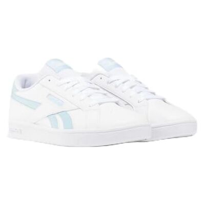 Reebok Women's Court Retro Sneaker, Chalk Softblue White, 37.5 EU Reebok Women's Court Retro Sneaker, Chalk Softblue White, 37.5 EU