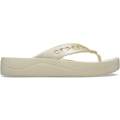Crocs Mujer Baya Platform Flip Chancla de dedo, Bone, 42/43 EU Crocs Mujer Baya Platform Flip Chancla de dedo, Bone, 42/43 EU