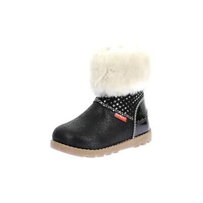 Kickers NONOFUR, Botas Cortas al Tobillo Unisex niños, Estrellas Negras Brillantes, 21 EU Kickers NONOFUR, Botas Cortas al Tobillo Unisex niños, Estrellas Negras Brillantes, 21 EU