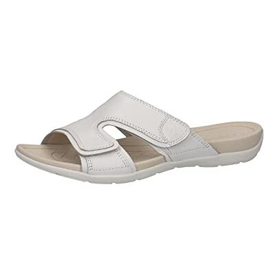 CAPRICE , Sandalias planas Mujer, Blanco (White Nappa), 40 EU CAPRICE , Sandalias planas Mujer, Blanco (White Nappa), 40 EU