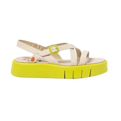 ART Malaga, Sandalias planas Mujer, Cream Pistacho, 40 EU ART Malaga, Sandalias planas Mujer, Cream Pistacho, 40 EU