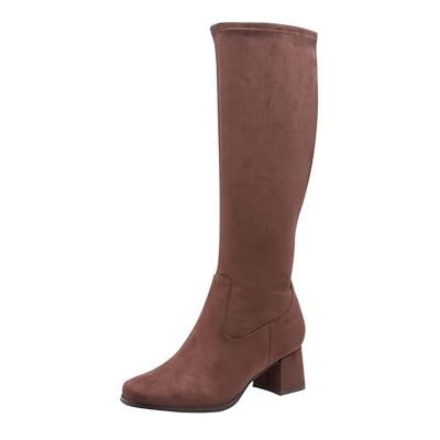Tamaris Botas de tacón largo para mujer, color castillo, talla 42 EU, marrón, 42 EU Tamaris Botas de tacón largo para mujer, color castillo, talla 42 EU, marrón, 42 EU