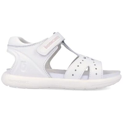 Biomecanics Sandalias con Troquelado Blancas Infantil Talla 26 Biomecanics Sandalias con Troquelado Blancas Infantil Talla 26