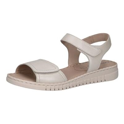 CAPRICE Damen , Sandalias con cuña Mujer, Nappa Perla, 36 EU CAPRICE Damen , Sandalias con cuña Mujer, Nappa Perla, 36 EU