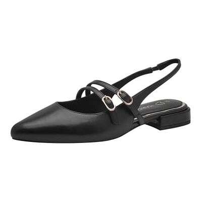 MARCO TOZZI Bailarinas para Mujer , Color Negro, Talla 40 EU, Negro, 40 EU MARCO TOZZI Bailarinas para Mujer , Color Negro, Talla 40 EU, Negro, 40 EU