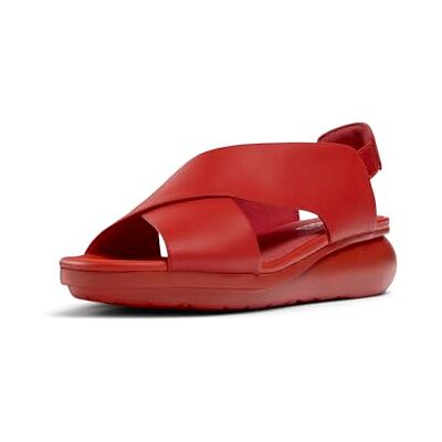 Camper Women's Balloon Wedge Sandal, Bright Red 068, 38 EU Camper Women's Balloon Wedge Sandal, Bright Red 068, 38 EU