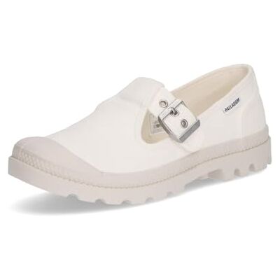 Palladium Pampa M-Jane Washed, Mary Flat Mujer, Blanco Blando, 36 EU Palladium Pampa M-Jane Washed, Mary Flat Mujer, Blanco Blando, 36 EU
