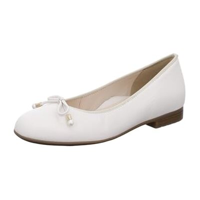 ARA Cerdeña, Zapatos Tipo Ballet Mujer, Crema, 37.5 EU ARA Cerdeña, Zapatos Tipo Ballet Mujer, Crema, 37.5 EU