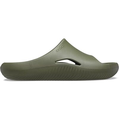 Crocs Mellow Recovery Slide, Chanclas Unisex adulto, Verde Militar, 34/35 EU Crocs Mellow Recovery Slide, Chanclas Unisex adulto, Verde Militar, 34/35 EU