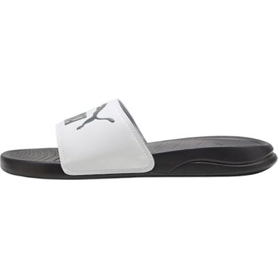 PUMA Popcat 20 H Slide Sandalias unisex, color blanco-carbón oscuro, talla 42, White Dark Coal, 47 EU PUMA Popcat 20 H Slide Sandalias unisex, color blanco-carbón oscuro, talla 42, White Dark Coal, 47 EU