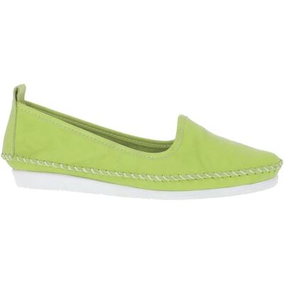 Andrea Conti 0027449 Mocasines de Cuero para Mujer, Talla:42 EU, Color:Verde Andrea Conti 0027449 Mocasines de Cuero para Mujer, Talla:42 EU, Color:Verde