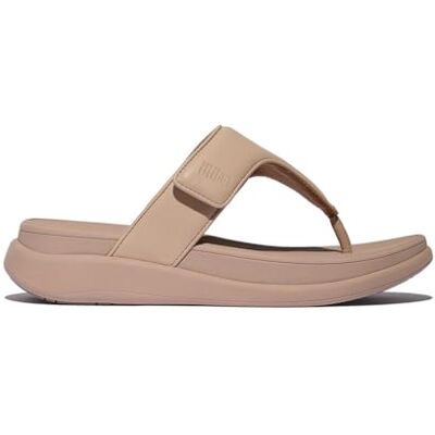 Fitflop Women's F-Mode Go Adjustable Flatform Toe-Post Sandals, beige, 42 EU Fitflop Women's F-Mode Go Adjustable Flatform Toe-Post Sandals, beige, 42 EU
