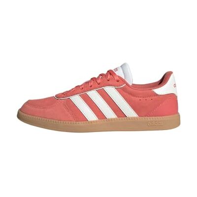 Adidas Mujer BREAKNET Sleek Shoes, preloved Scarlet/Core White/FTWR White, 42 2/3 EU Adidas Mujer BREAKNET Sleek Shoes, preloved Scarlet/Core White/FTWR White, 42 2/3 EU