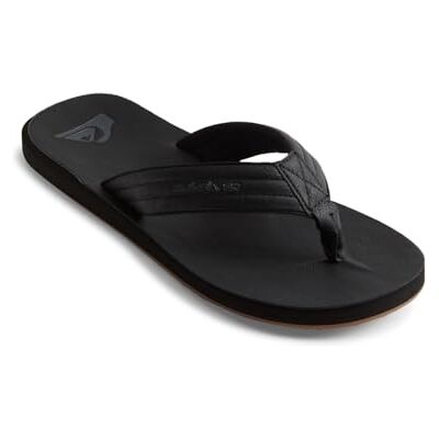 Quiksilver Carver Nubuck Sandals For Men, Chanclas Hombre, Negro (Solid Black Sbkm), 40 EU Quiksilver Carver Nubuck Sandals For Men, Chanclas Hombre, Negro (Solid Black Sbkm), 40 EU