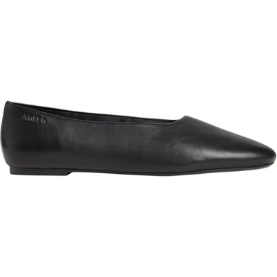 Calvin Bailarinas Mujer Round de Piel, Negro (Triple Black), 38 Calvin Bailarinas Mujer Round de Piel, Negro (Triple Black), 38