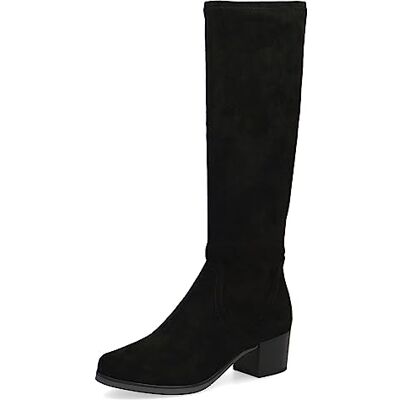 CAPRICE , Botas planas para Mujer, Negro (Black Stretch), 38.5 EU CAPRICE , Botas planas para Mujer, Negro (Black Stretch), 38.5 EU