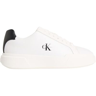 Calvin Suela Gruesa con Cordones para Mujer, LTH Wn Yw0Yw01947, Parte Superior Baja, Color Negro (Blanco/Negro/Blanco), Talla 6 Calvin Suela Gruesa con Cordones para Mujer, LTH Wn Yw0Yw01947, Parte Superior Baja, Color Negro (Blanco/Negro/Blanco), Talla 6