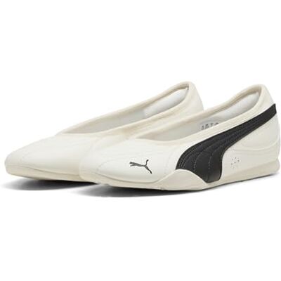 PUMA Bailarinas Catch Soleil Mujer 42, Warm White Black PUMA Bailarinas Catch Soleil Mujer 42, Warm White Black