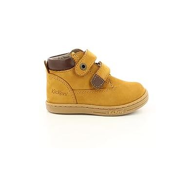 Kickers unisex infantil Tackeasy plano Oxford, Camel Marrón, 27 EU Kickers unisex infantil Tackeasy plano Oxford, Camel Marrón, 27 EU