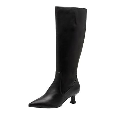 MARCO TOZZI Botas de moda para mujer , color negro, talla 40 EU, Negro, 40 EU MARCO TOZZI Botas de moda para mujer , color negro, talla 40 EU, Negro, 40 EU
