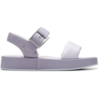 Clarks Sandalia Alda Strappara mujer, Lila Combi, 39.5 EU Clarks Sandalia Alda Strappara mujer, Lila Combi, 39.5 EU