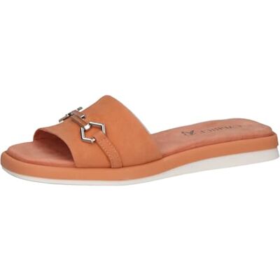 CAPRICE 9-27103-42, Mule Mujer, Orange Suede, 40 EU CAPRICE 9-27103-42, Mule Mujer, Orange Suede, 40 EU
