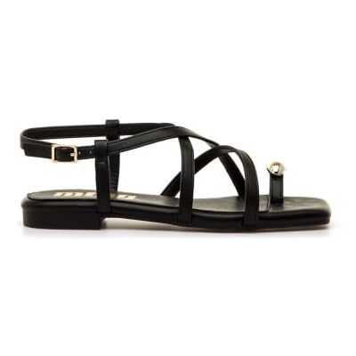 MTNG Sandalias Planas Mujer NECANE 55681 62679 Negro MTNG Sandalias Planas Mujer NECANE 55681 62679 Negro