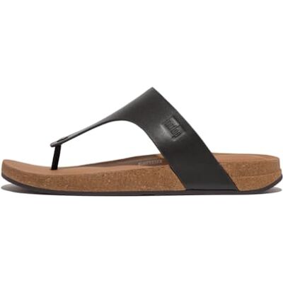 Fitflop Iqushion Sandalias de piel para hombre, Black, 42 EU Fitflop Iqushion Sandalias de piel para hombre, Black, 42 EU