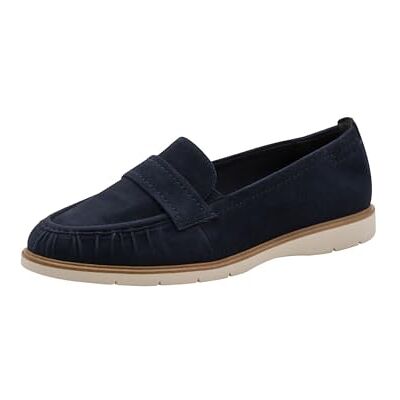 Tamaris Damen Slipper , Mocasín Mujer, Azul Marino, 37 EU Tamaris Damen Slipper , Mocasín Mujer, Azul Marino, 37 EU