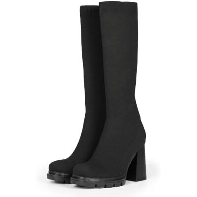 GIOSEPPO Botas Altas Tipo CALCETÍN TACÓN Y Suela Track Laurens GIOSEPPO Botas Altas Tipo CALCETÍN TACÓN Y Suela Track Laurens