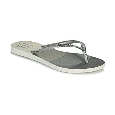 Havaianas Slim Palette Glow (Mini Me) FlipFlop Niñas White 27 EU Havaianas Slim Palette Glow (Mini Me) FlipFlop Niñas White 27 EU