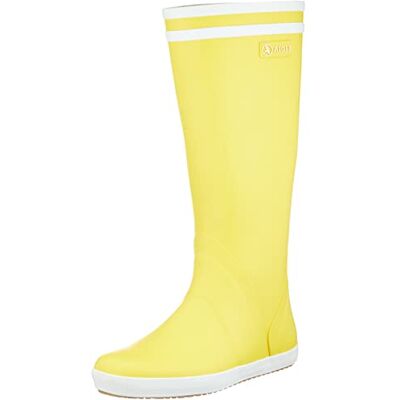 Aigle Goeland, Botas de agua Hombre, Amarillo Blanco, 35 EU Aigle Goeland, Botas de agua Hombre, Amarillo Blanco, 35 EU