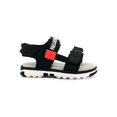 Palladium Palla Nikkoo Mono, Zapatillas Unisex para niños, Black Firecracker, 26 EU Palladium Palla Nikkoo Mono, Zapatillas Unisex para niños, Black Firecracker, 26 EU