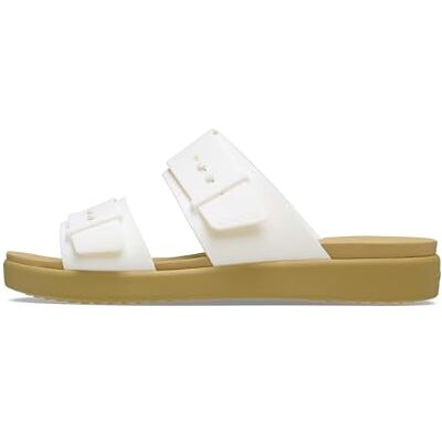 Crocs Brooklyn Buckle Low , Sandalias Mujer, Tiza Bronceada, 34/35 EU Crocs Brooklyn Buckle Low , Sandalias Mujer, Tiza Bronceada, 34/35 EU